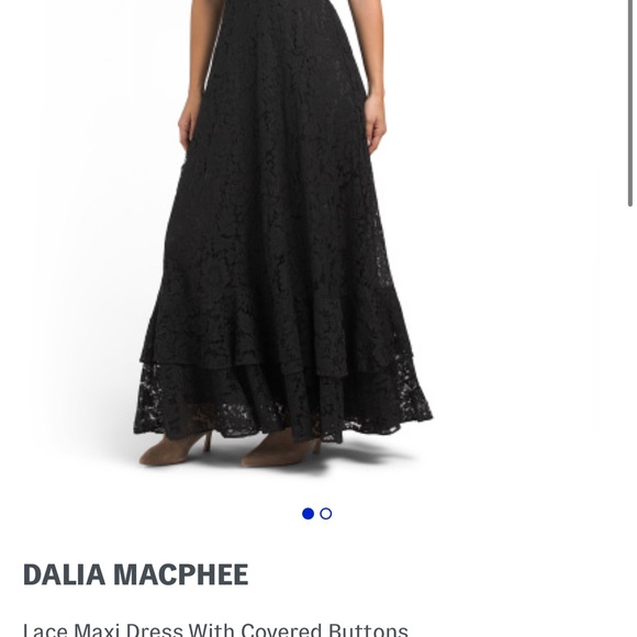 Dalia Macphee Lace Maxi Dress - Picture 3 of 11